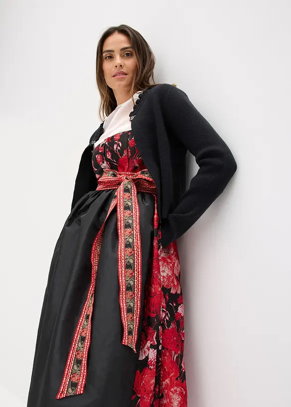 Dirndl avec tablier brodé (ens. 2 pces), bonprix