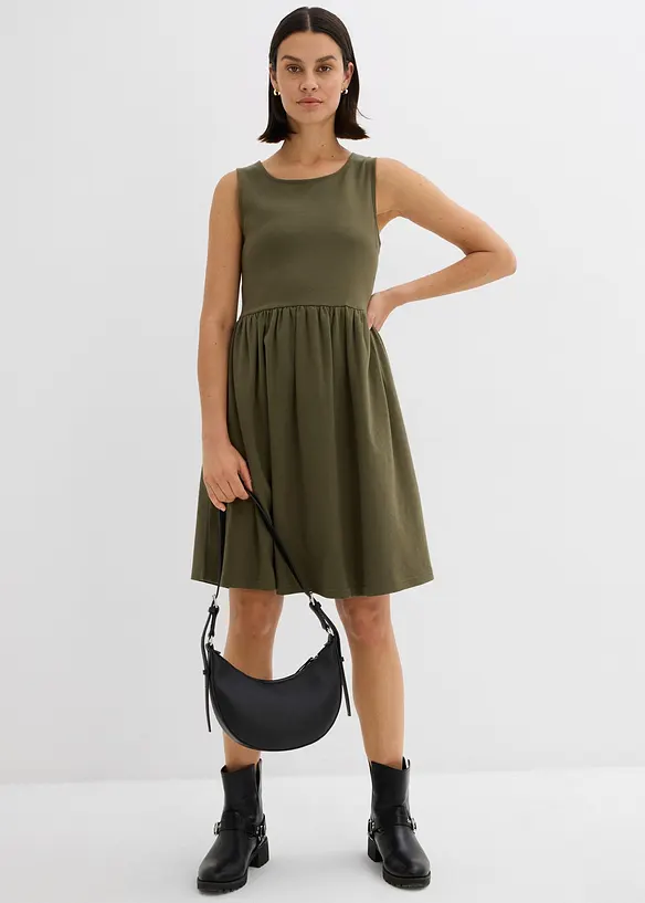 Robe à poches en jersey 100% coton, bonprix