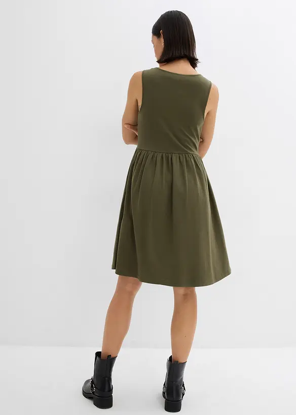 Robe à poches en jersey 100% coton, bonprix