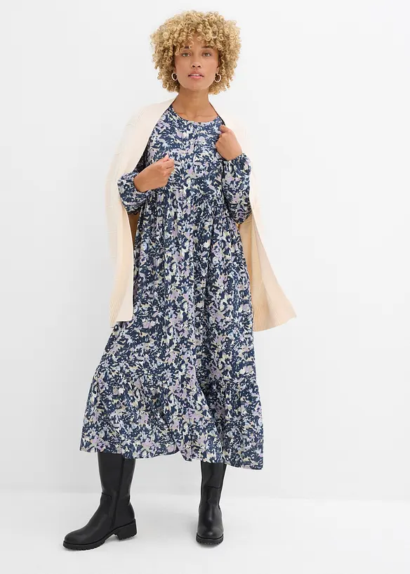 Robe blouse en viscose fluide, bonprix