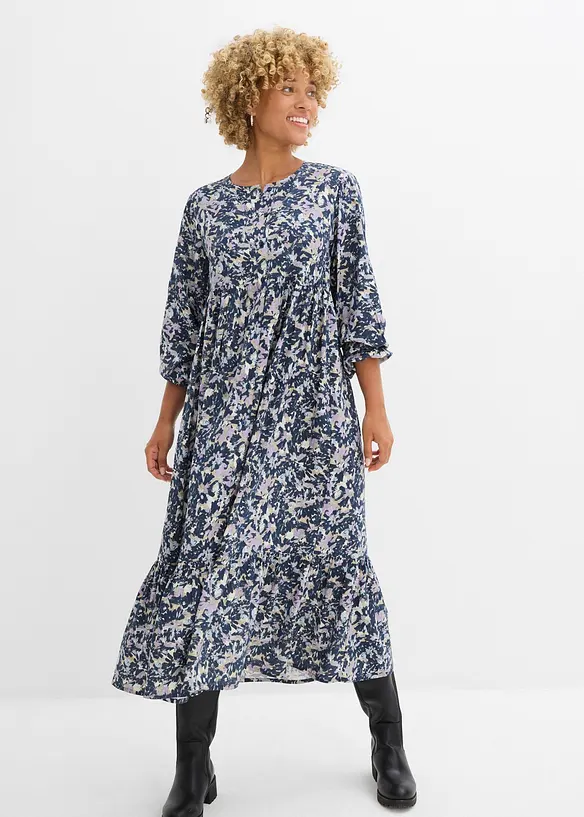 Robe blouse en viscose fluide, bonprix