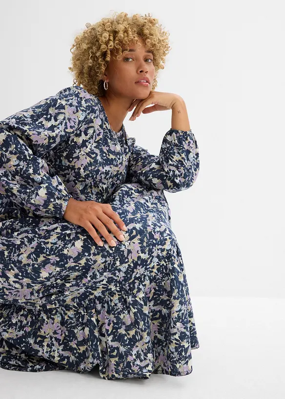 Robe blouse en viscose fluide, bonprix