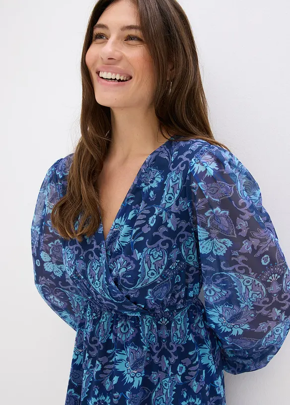 Robe midi en mesh, bonprix