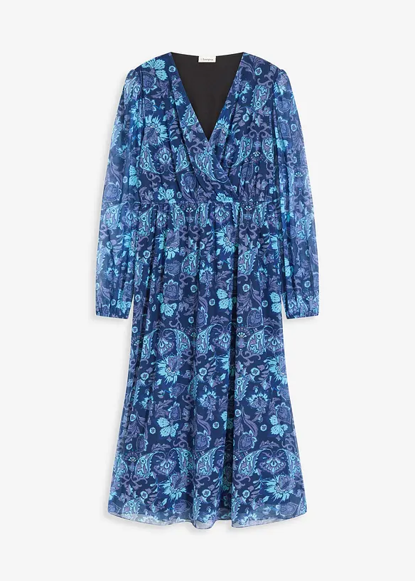 Robe midi en mesh, bonprix