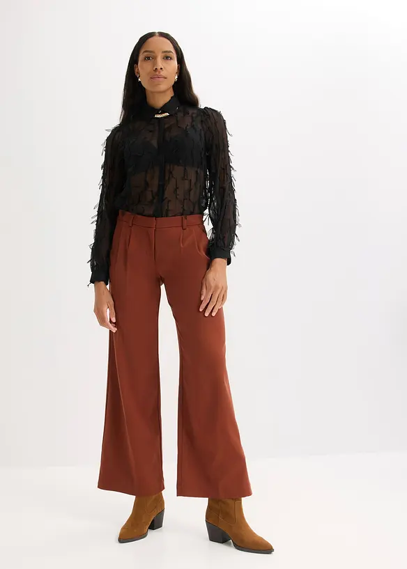 Chemisier avec détails frangés, bonprix