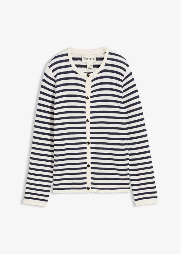 Gilet en maille coton et soie, bonprix