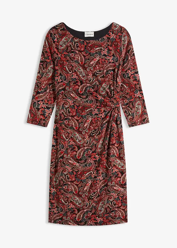 Robe en jersey à imprimé paisley, bonprix