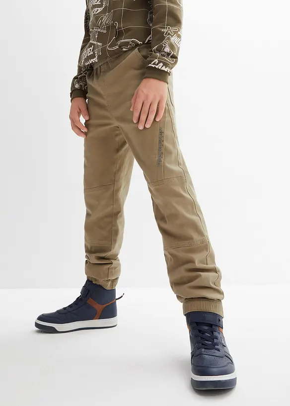 Pantalon thermique et ample à taille élastiquée et doublure en jersey, bonprix