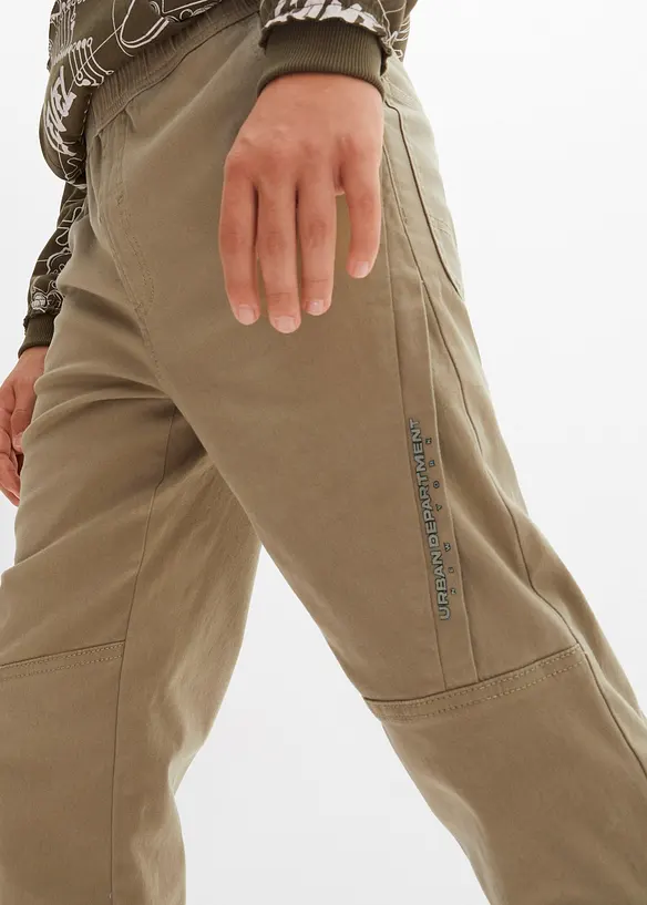 Pantalon thermique et ample à taille élastiquée et doublure en jersey, bonprix