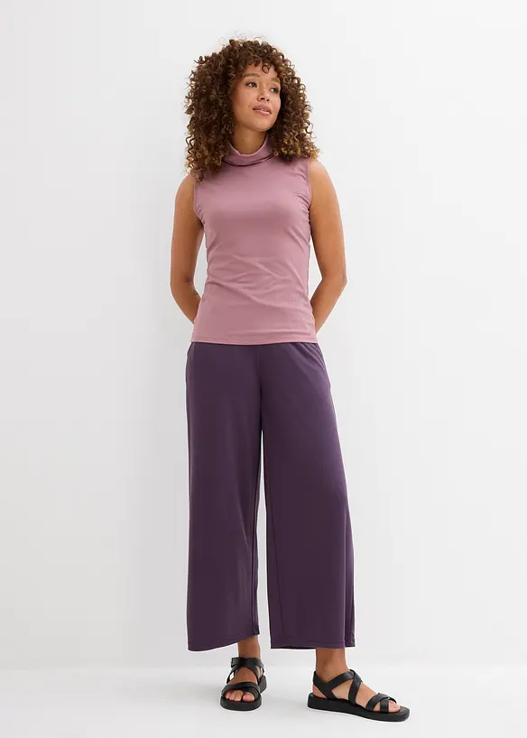 Top extensible à col roulé, bonprix