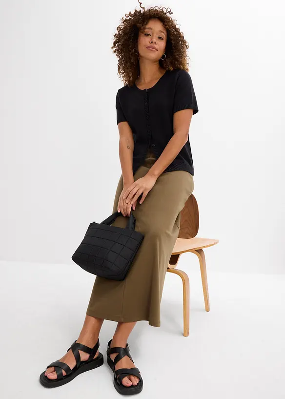 Gilet manches courtes en maille, bonprix