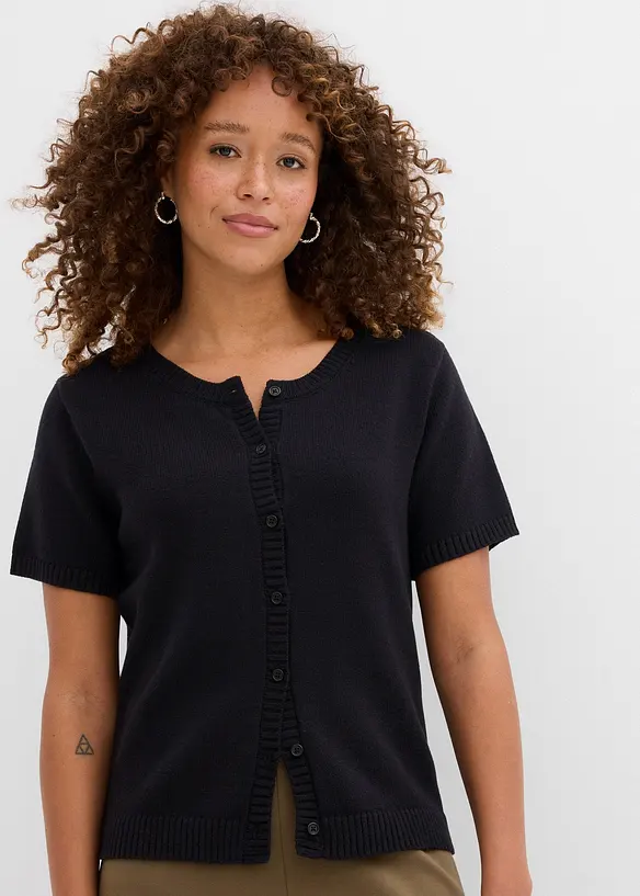 Gilet manches courtes en maille, bonprix