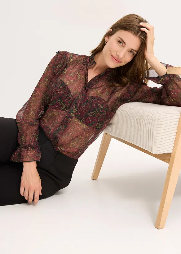 Chemisier en mousseline, bonprix