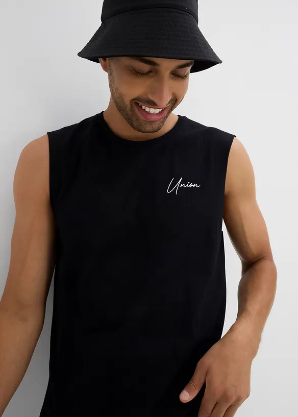 Lot de 2 débardeurs marcel 100% coton, loose, bonprix