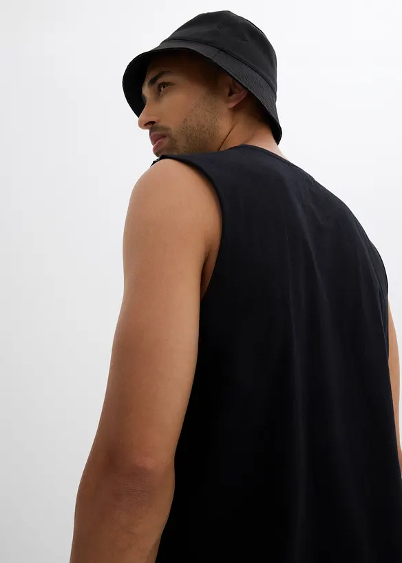 Lot de 2 débardeurs marcel 100% coton, loose, bonprix