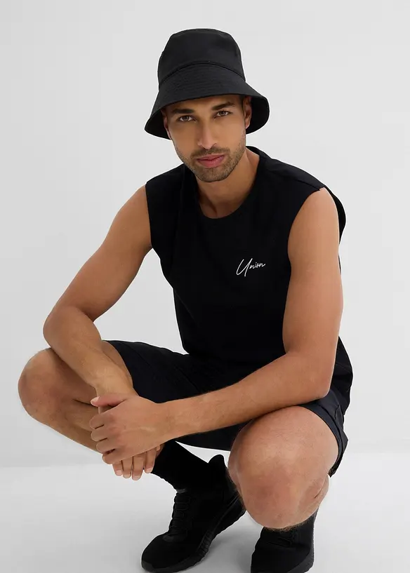 Lot de 2 débardeurs marcel 100% coton, loose, bonprix