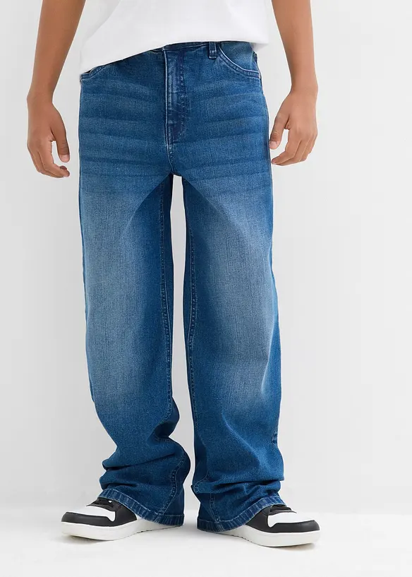 Jean droit, large et extensible, bonprix