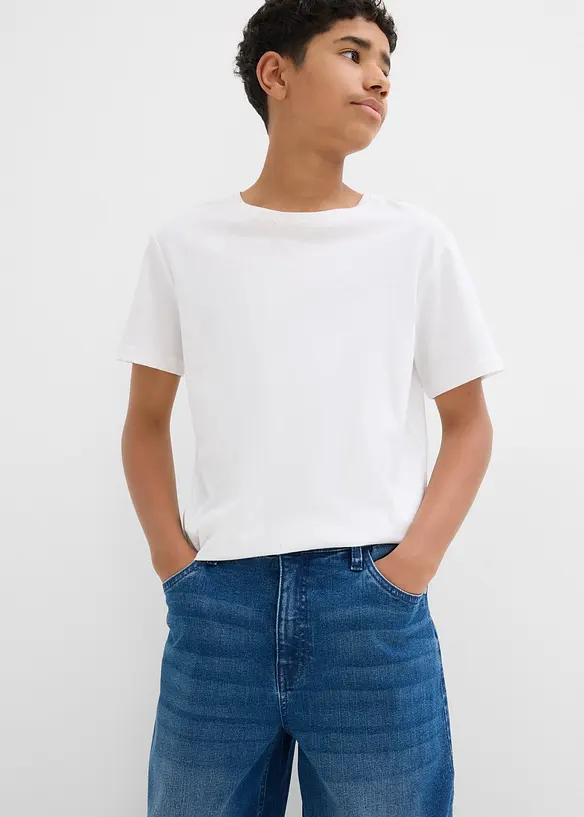 Jean droit, large et extensible, bonprix