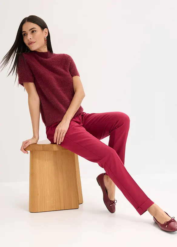 Pantalon avec taille entièrement élastiquée, bonprix