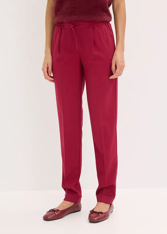 Pantalon avec taille entièrement élastiquée, bonprix