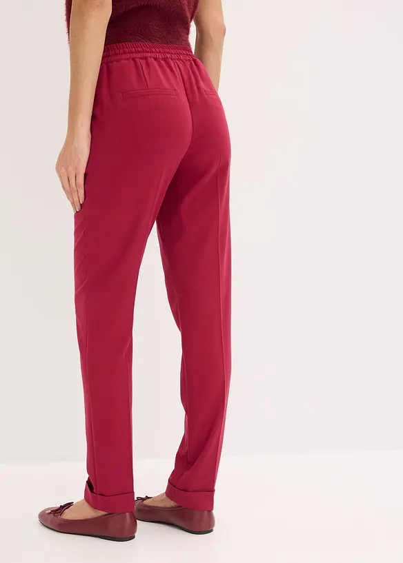 Pantalon avec taille entièrement élastiquée, bonprix