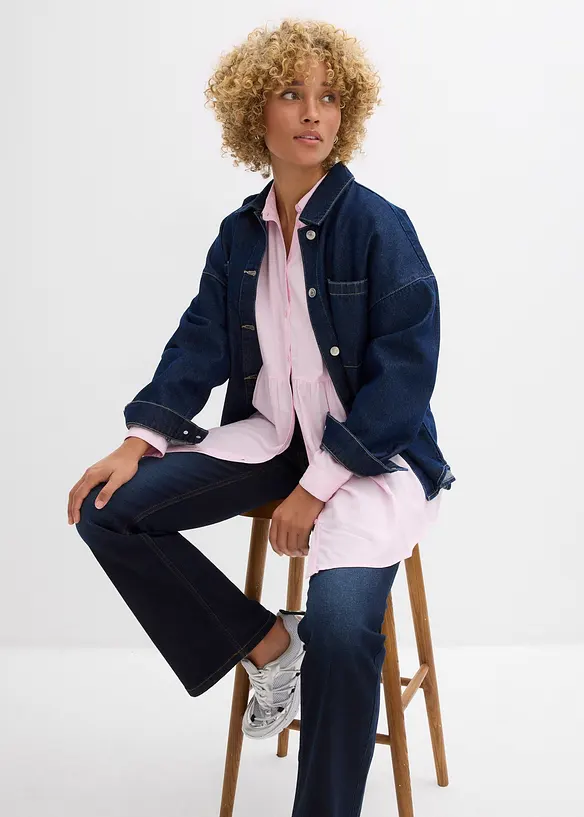 Chemisier long en viscose, bonprix