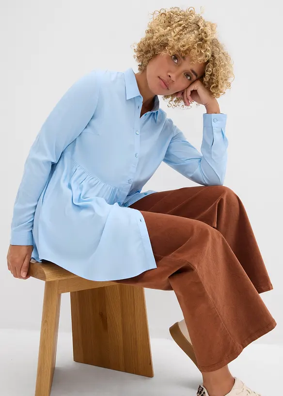 Chemisier long en viscose, bonprix