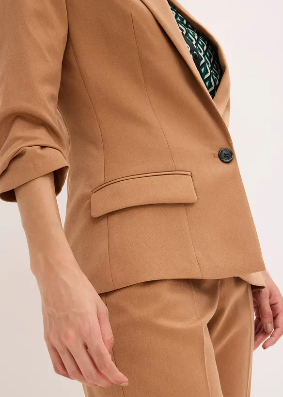 Blazer à manches froncées, bonprix