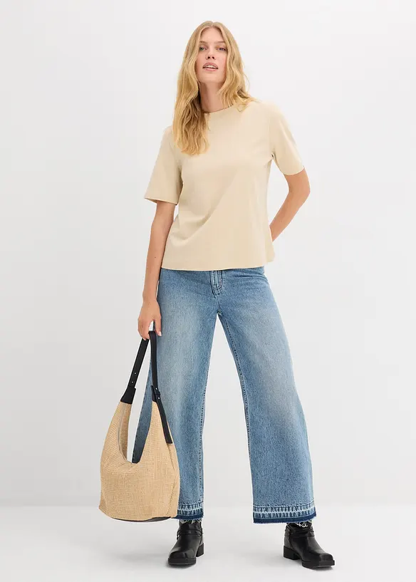 T-shirt en coton épais, bonprix