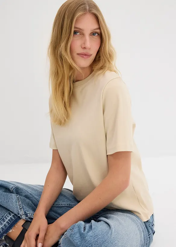 T-shirt en coton épais, bonprix