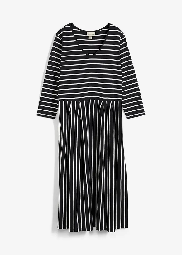 Robe midi en jersey coton, bonprix