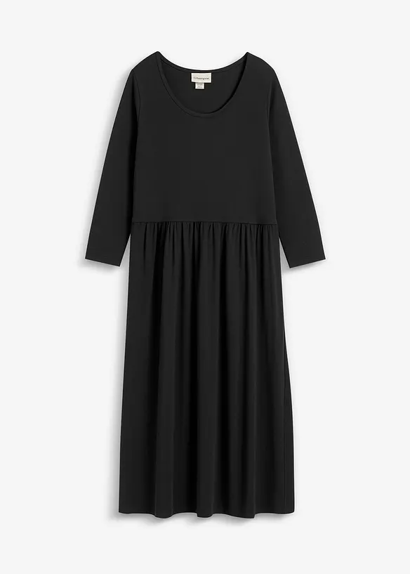 Robe midi en jersey coton, bonprix
