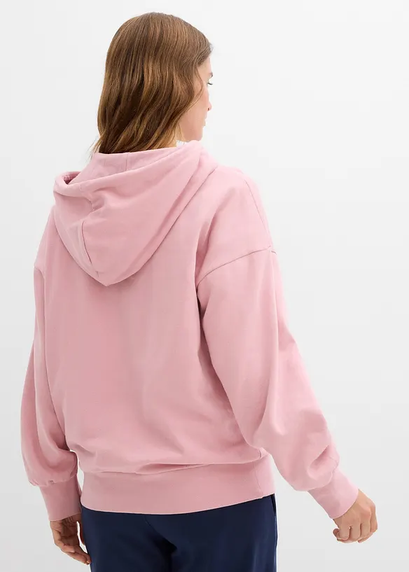 Sweat &agrave; capuche 100% coton, bonprix