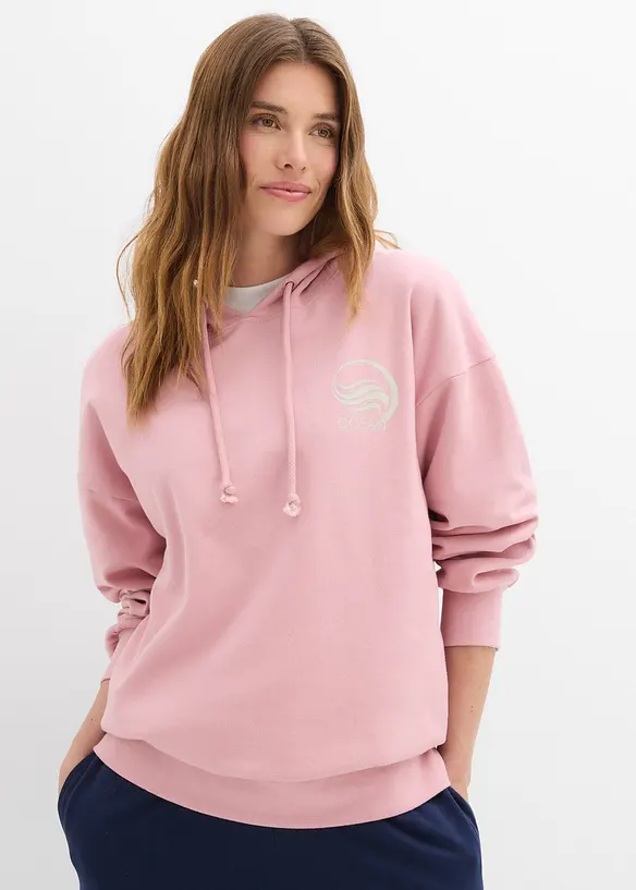 Sweat &agrave; capuche 100% coton, bonprix