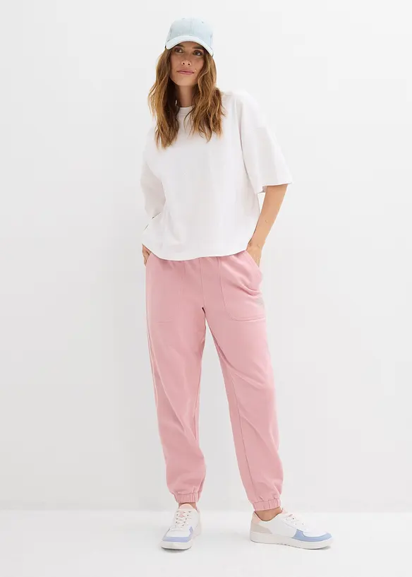 Pantalon en molleton 100% coton, bonprix