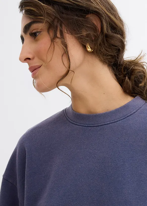 Sweat oversize en coton mélangé, bonprix