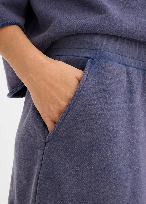 Short en molleton de coton mélangé, bonprix