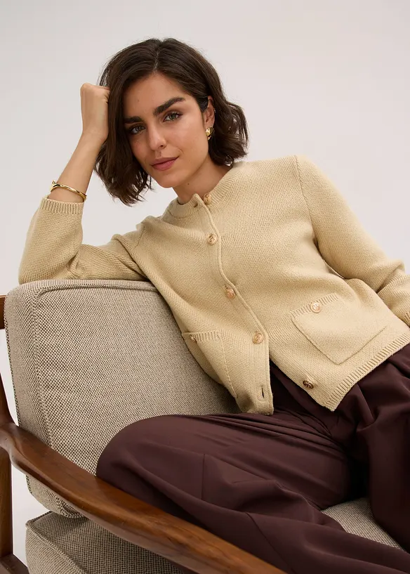 Gilet en maille, bonprix