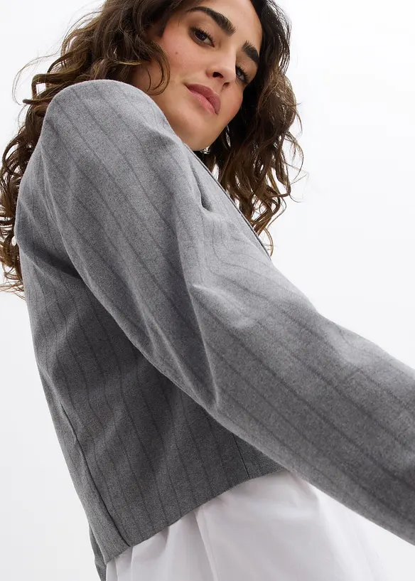 Blazer court avec col à revers, bonprix