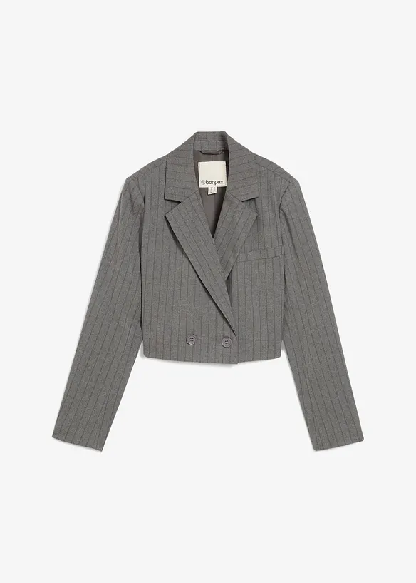 Blazer court avec col à revers, bonprix