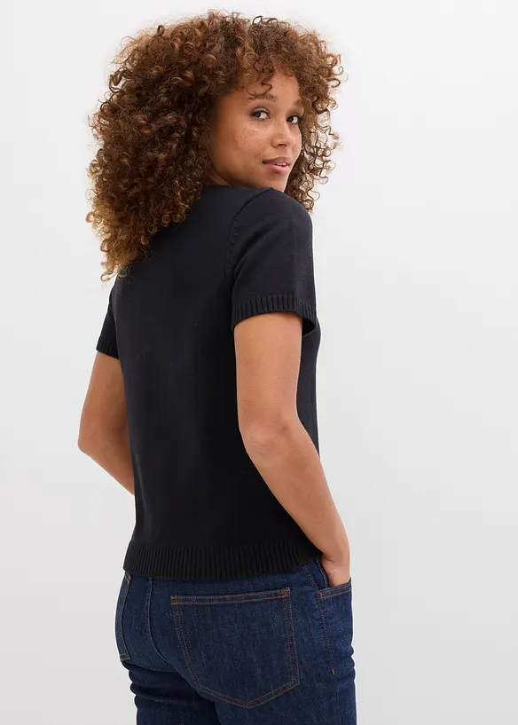 Pull manches courtes, bonprix