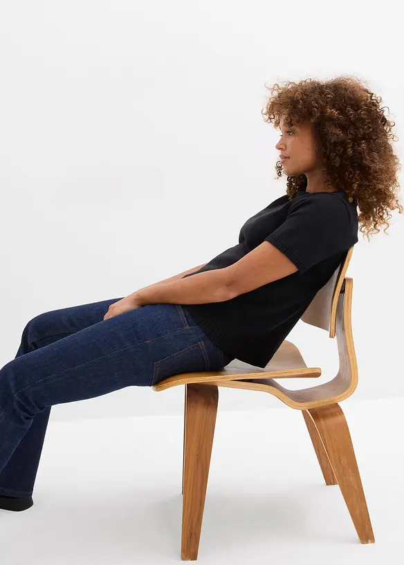 Pull manches courtes, bonprix