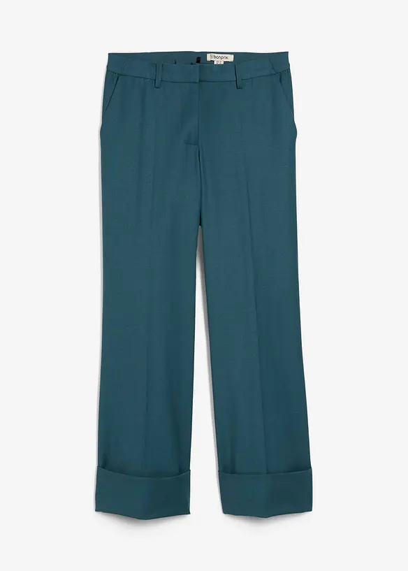 Pantalon &eacute;vas&eacute; avec laine, bonprix