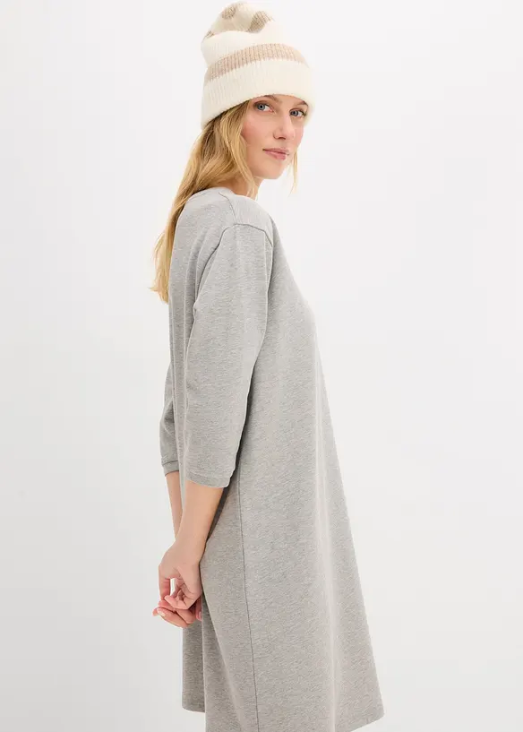 Robe évasée en molleton, bonprix