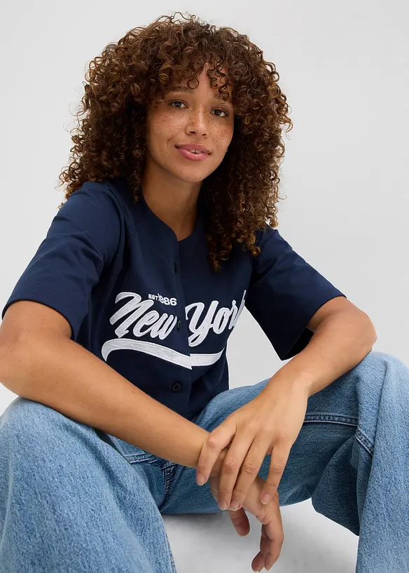 Sweat oversize doux en coton mélangé, bonprix