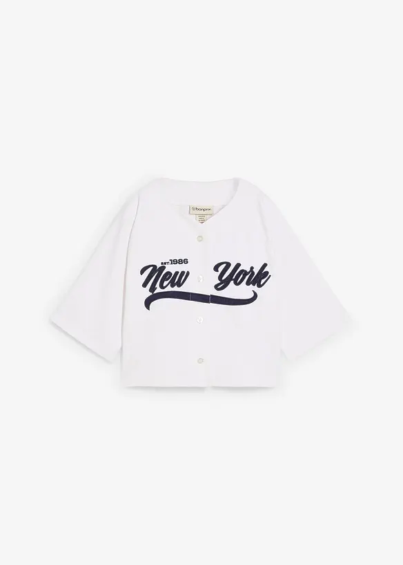 Sweat oversize doux en coton mélangé, bonprix