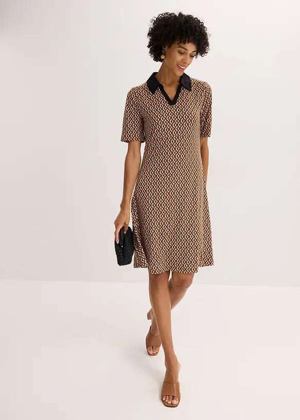 Robe polo midi, bonprix