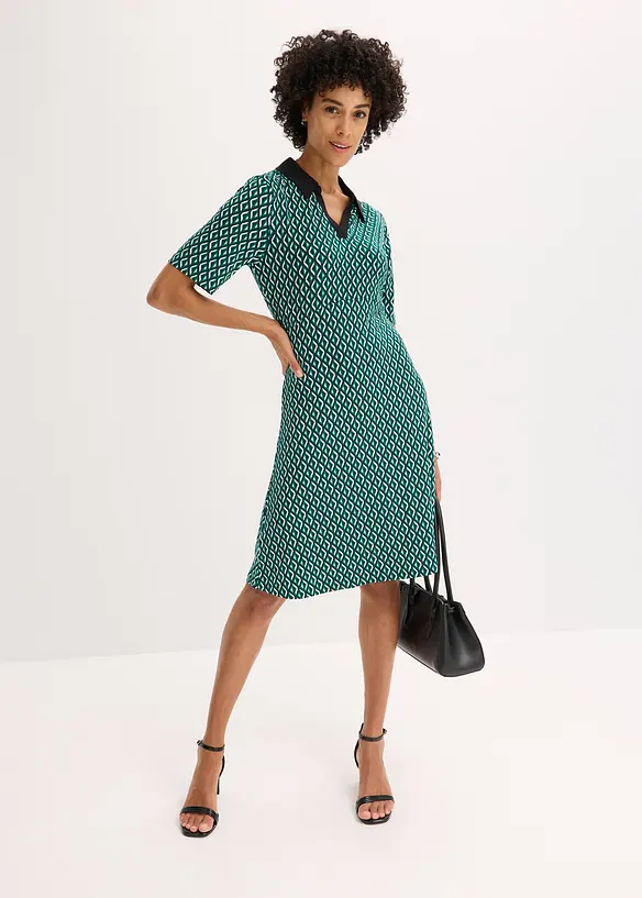 Robe polo midi, bonprix