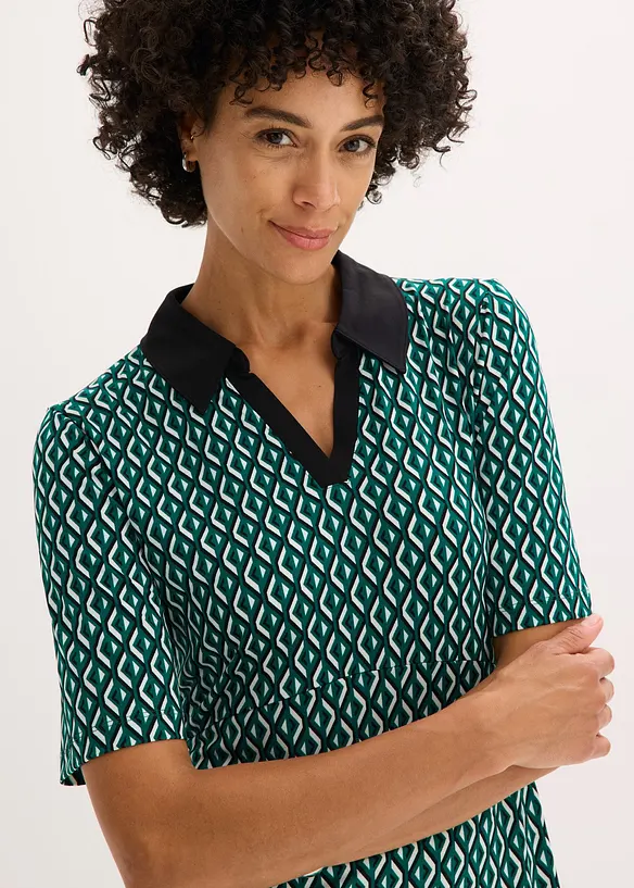 Robe polo midi, bonprix