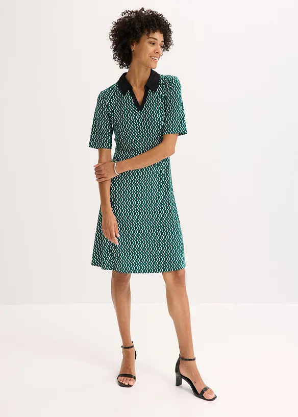 Robe polo midi, bonprix